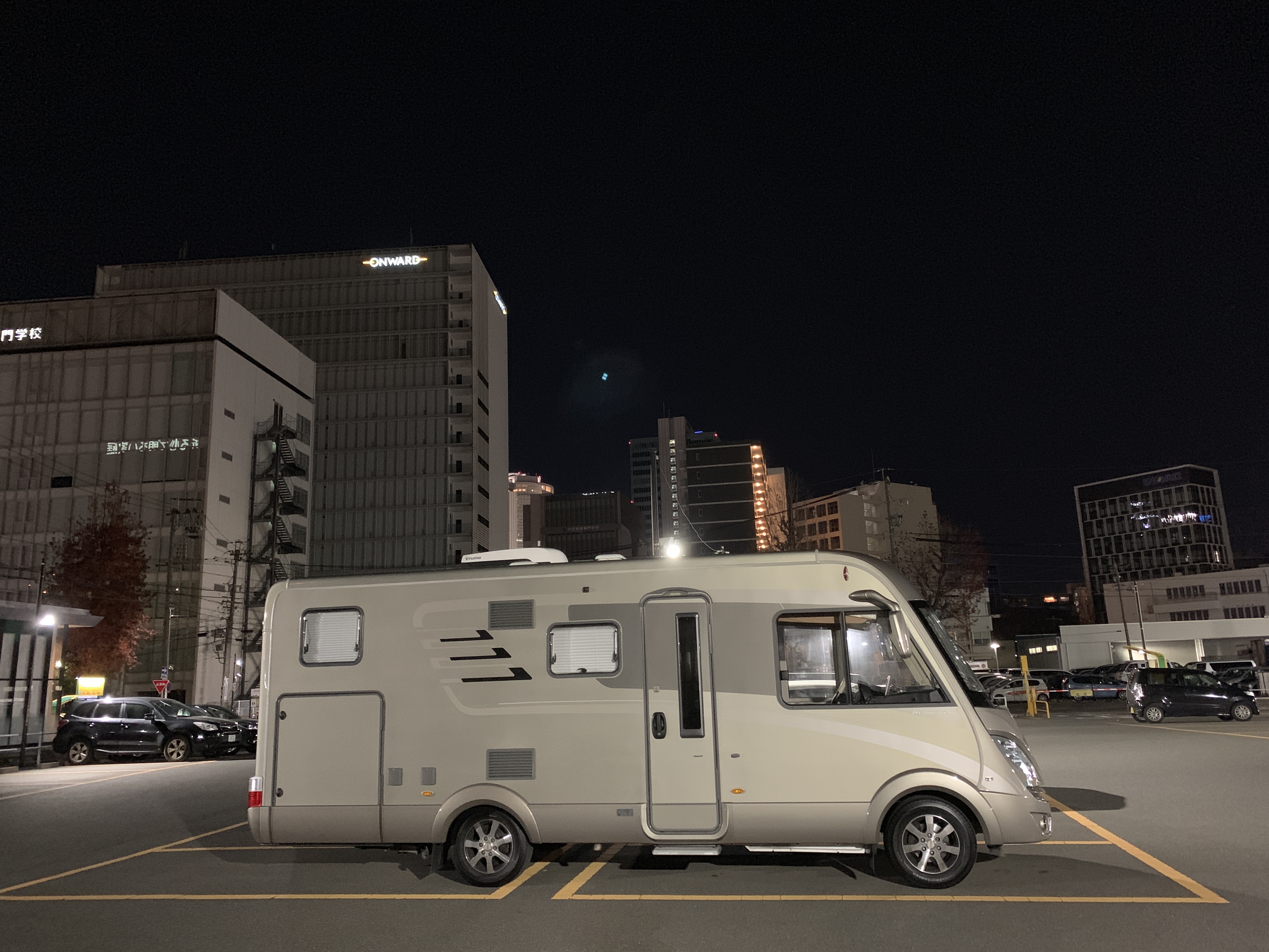 名古屋で大型駐車場を探すの巻 Hymer Life