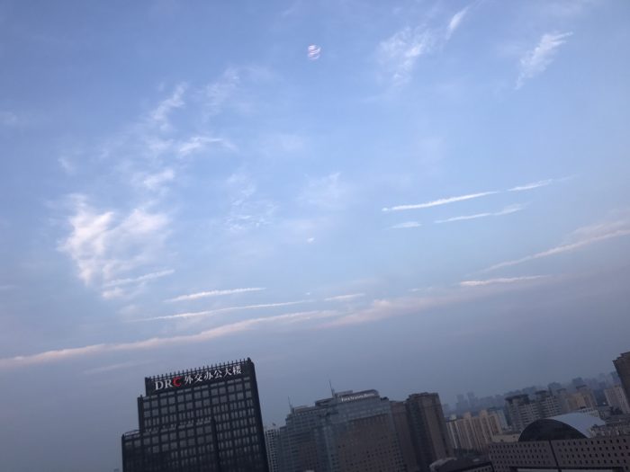 北京の空に青空が見えた 街並みも綺麗になったなあ さらに Hymer Life